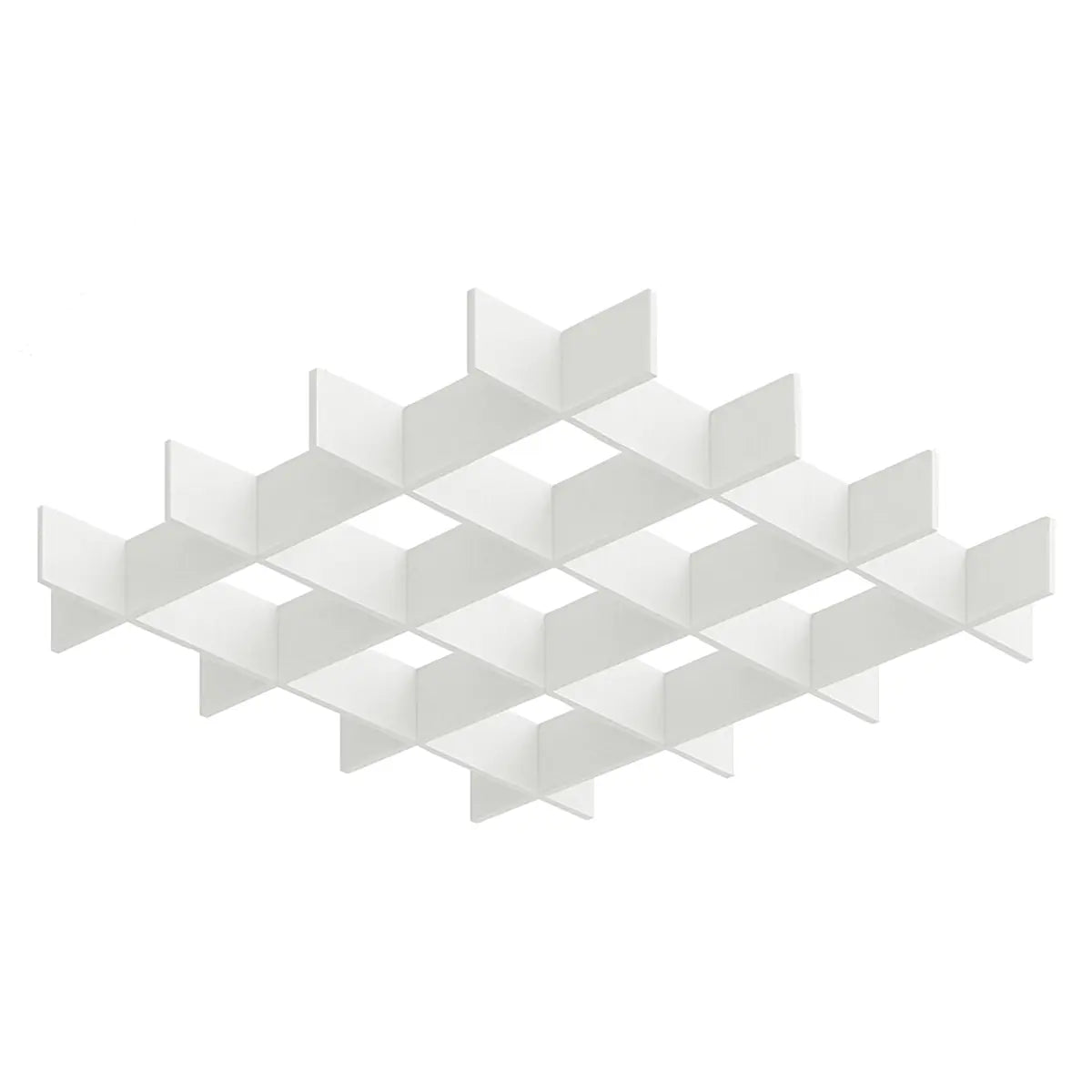 3D Felt Acoustic Ceiling Baffles - SQUARE on white background Decormania EU